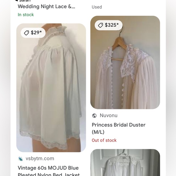 Vintage Bridal Sheer Jacket - Picture 6 of 7